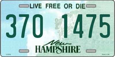 NH license plate 3701475