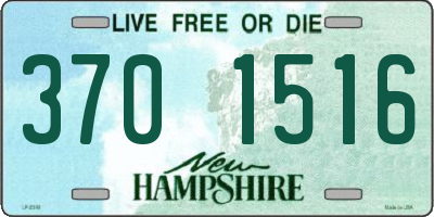 NH license plate 3701516
