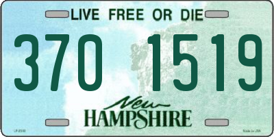 NH license plate 3701519
