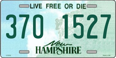 NH license plate 3701527