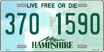 NH license plate 3701590