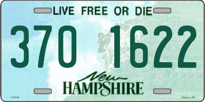 NH license plate 3701622