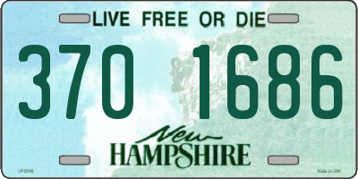 NH license plate 3701686