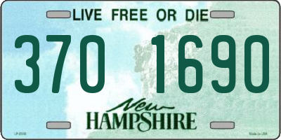 NH license plate 3701690