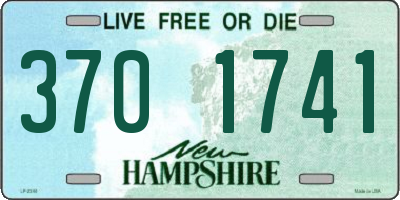 NH license plate 3701741