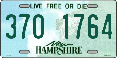 NH license plate 3701764