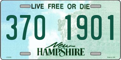 NH license plate 3701901