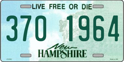 NH license plate 3701964