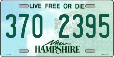 NH license plate 3702395