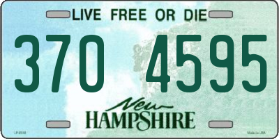 NH license plate 3704595