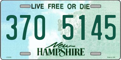 NH license plate 3705145