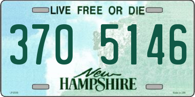NH license plate 3705146