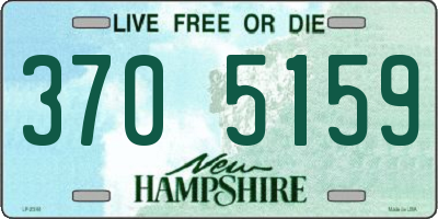 NH license plate 3705159
