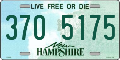 NH license plate 3705175