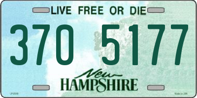 NH license plate 3705177