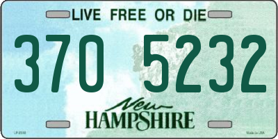 NH license plate 3705232