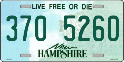 NH license plate 3705260