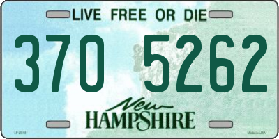 NH license plate 3705262