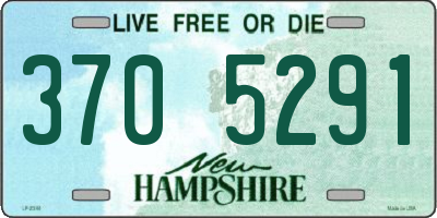 NH license plate 3705291