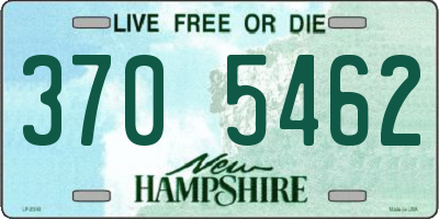 NH license plate 3705462