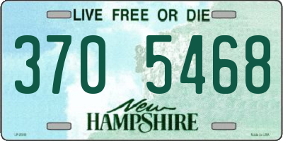 NH license plate 3705468
