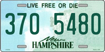 NH license plate 3705480