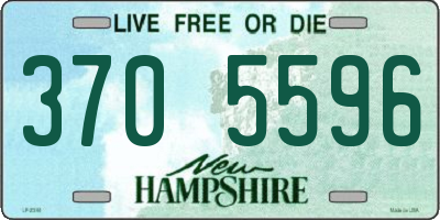 NH license plate 3705596
