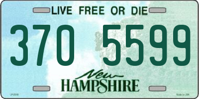 NH license plate 3705599