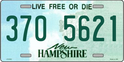 NH license plate 3705621
