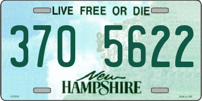 NH license plate 3705622