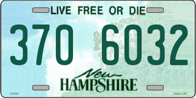NH license plate 3706032