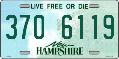 NH license plate 3706119