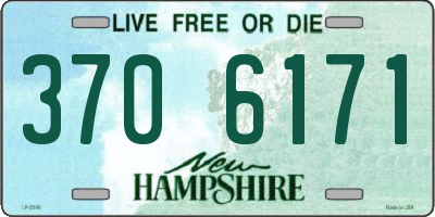NH license plate 3706171