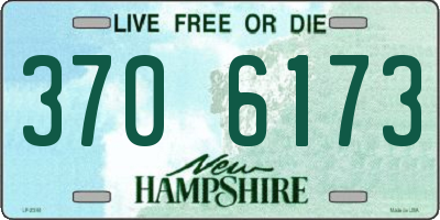 NH license plate 3706173
