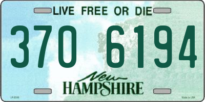 NH license plate 3706194