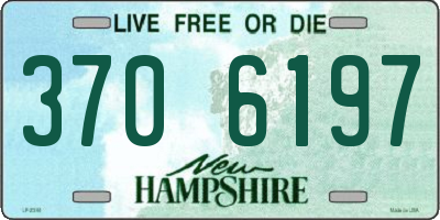 NH license plate 3706197