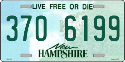 NH license plate 3706199