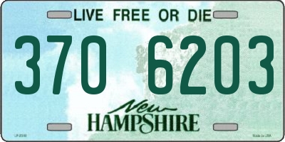 NH license plate 3706203
