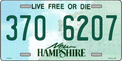 NH license plate 3706207