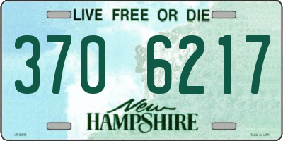 NH license plate 3706217
