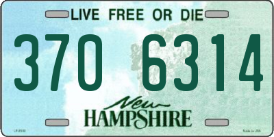 NH license plate 3706314