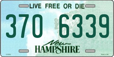 NH license plate 3706339