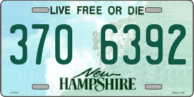 NH license plate 3706392