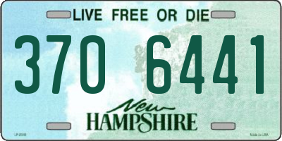 NH license plate 3706441