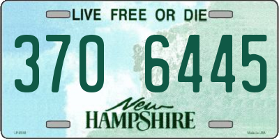 NH license plate 3706445
