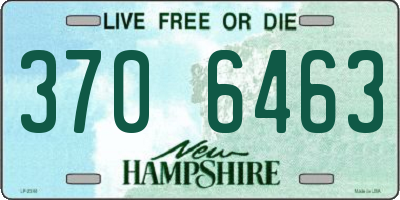 NH license plate 3706463