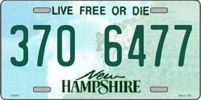 NH license plate 3706477