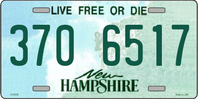 NH license plate 3706517