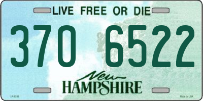 NH license plate 3706522