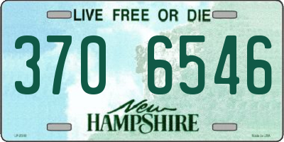 NH license plate 3706546